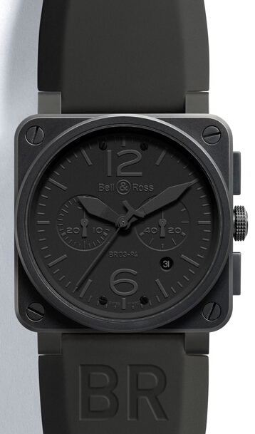 Bell & Ross Aviation BR 03-94 Phantom Black PVD Steel BR0394-PHANTOM replica watch